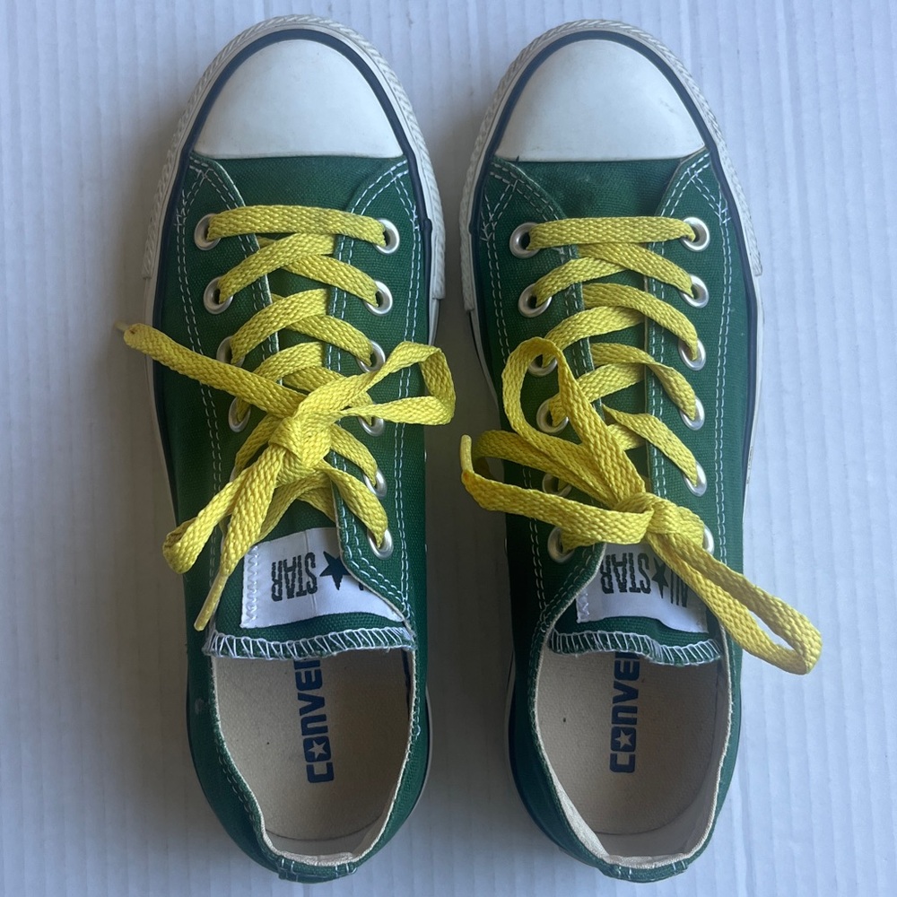 Converse All Star Low Top Green Sneakers